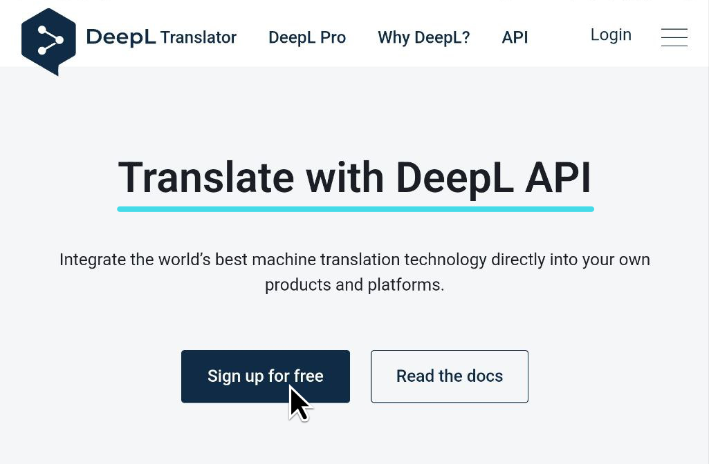 How to enable DeepL translation?